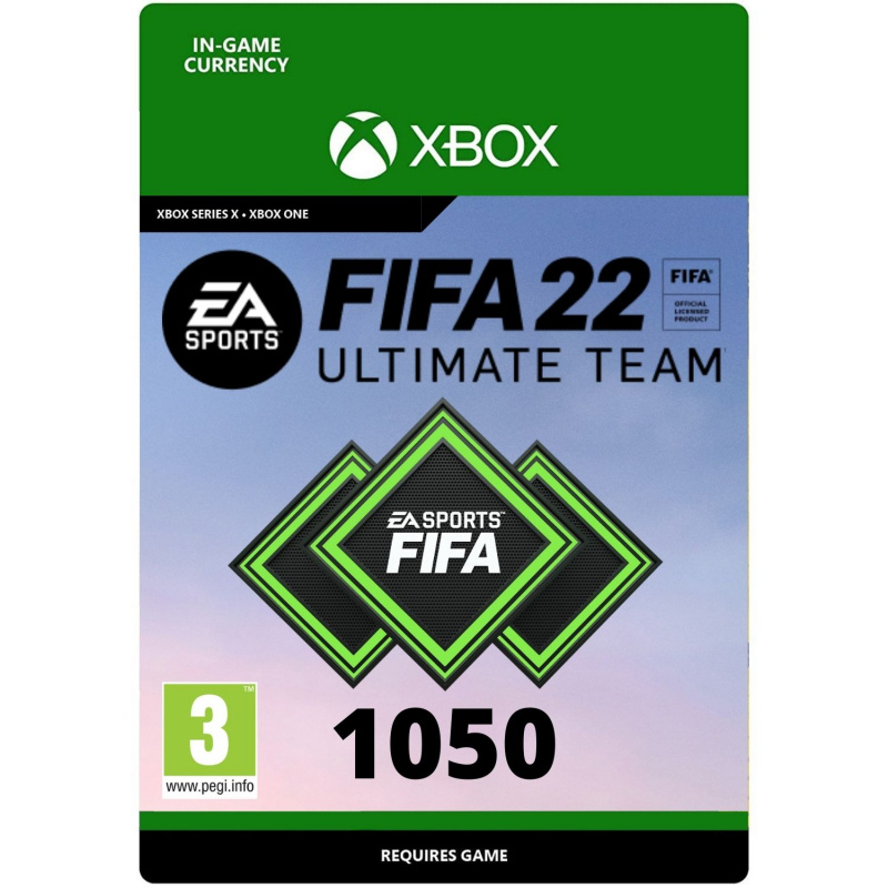 FIFA 22 Ultimate Team 1050 points Xbox One | Series S/X (kodas) 