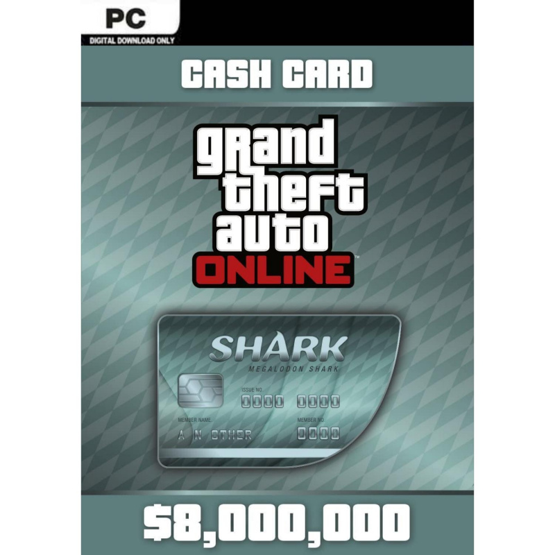 GTA Online Megalodon Shark Cash Card PC (kodas) 