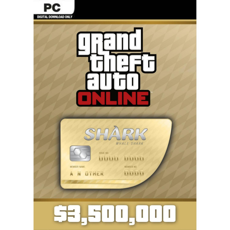 GTA Online Whale Shark Cash Card PC (kodas) 