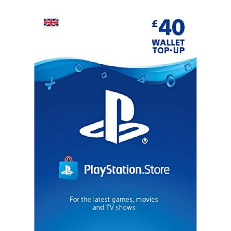 Playstation piniginės £40 papildymas (kodas) 