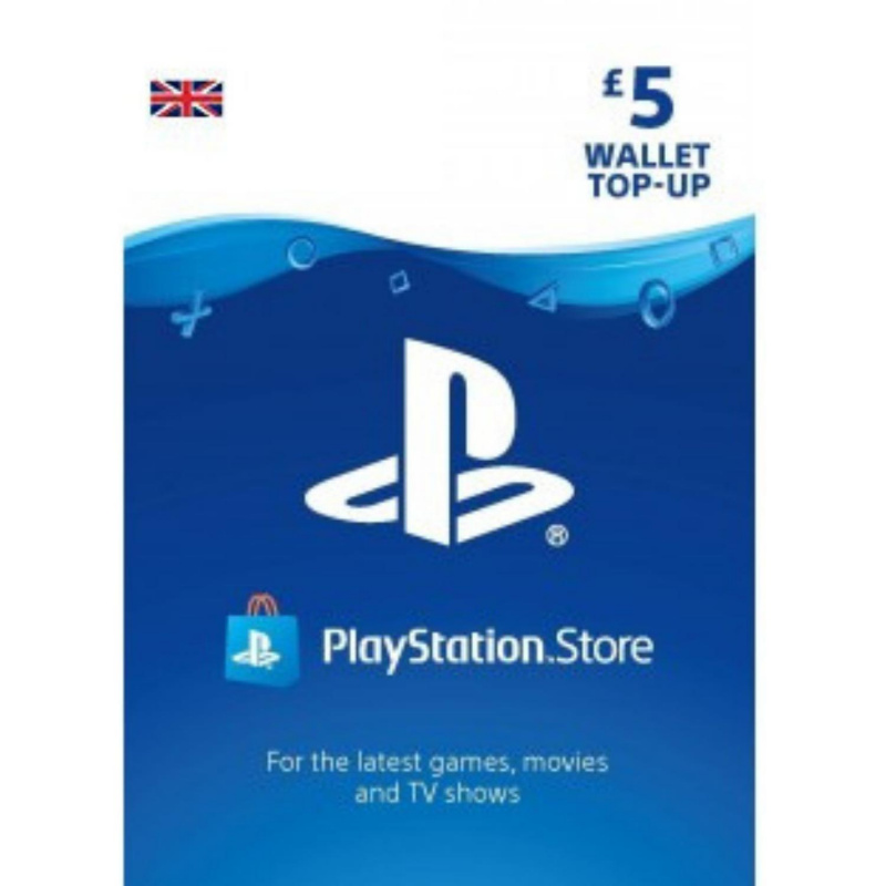 Playstation piniginės £5 papildymas (kodas) 