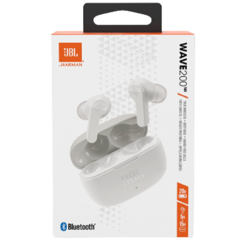 JBL Wave 200 TWS (baltos) 